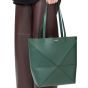 LOEWE Medium Puzzle Fold tote in shiny calfskin