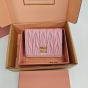 MIU MIU Small matelassé nappa leather wallet