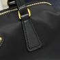 Prada Re-Nylon and leather medium top-handle bag with padlock