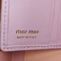 MIU MIU Small matelassé nappa leather wallet