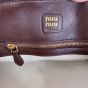 MIU MIU Aventure nappa leather top-handle bag