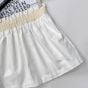 Hermès High-waisted smocked skirt