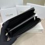 Celine Large zipped wallet in Grained calfskin