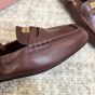 MIU MIU Ruches nappa leather loafers