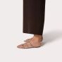 Valentino ROCKSTUD FLAT SLIDE SANDAL
