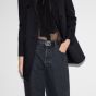 Gucci GG Marmont thin belt with crystals