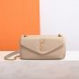 YSL CALYPSO small in plunged lambskin