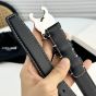 Celine Medium Triomphe Belt in Taurillon Leather
