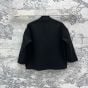 Celine egg coat in double face wool