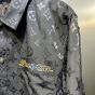 LV Monogram Moire Jacquard Silk Overshirt