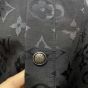 LV Monogram Moire Jacquard Silk Overshirt