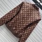LV Reversible Botanical Print Bomber Jacket 