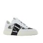 Valentino VL7N LOW-TOP SNEAKERS IN CALFSKIN AND MESH FABRIC WITH BANDS