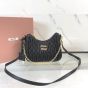 MIU MIU Matelassé nappa leather shoulder bag