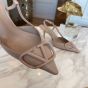 Valentino VLOGO SIGNATURE CALFSKIN SLINGBACK PUMP