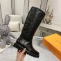 LV Territory Flat High Boot