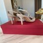 Valentino VLOGO SIGNATURE CALFSKIN SLINGBACK PUMP