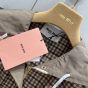 MIU MIU Vichy check technical fabric blouson jacket