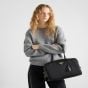Prada Large Re-Nylon and leather top-handle bag with padlock
