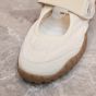 MIU MIU Tyre technical fabric and suede ballerinas