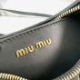 MIU MIU Matelassé nappa leather shoulder bag