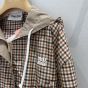 MIU MIU Vichy check technical fabric blouson jacket