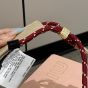 Miu Miu Denim visor