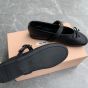 MIU MIU Leather ballerinas