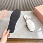 MIU MIU Ruches nappa leather sandals