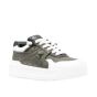 Valentino ONE STUD XL LOW-TOP SNEAKER IN NAPPA LEATHER AND JACQUARD TOILE ICONOGRAPHE TECHNICAL FABRIC