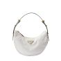 Prada Arqué naplak patent leather shoulder bag