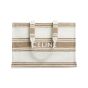 LARGE CABAS THAIS IN STRIPED TEXTILE WITH CELINE JACQUARD