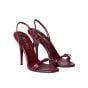 MIU MIU Patent leather sandals