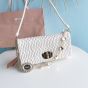 Miu Miu Iconic Crystal Cloqué Nappa leather bag