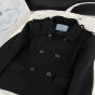 Prada Double-breasted natté jacket
