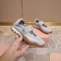 MIU MIU Tyre technical fabric and suede ballerinas