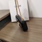 Celine CHAIN SHOULDER BAG CLAUDE WITH STRASS CLOSURE IN SHINY CALFSKIN