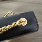 Celine CHAIN SHOULDER BAG CLAUDE WITH STRASS CLOSURE IN SHINY CALFSKIN