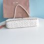 Miu Miu Iconic Crystal Cloqué Nappa leather bag