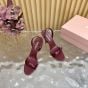 MIU MIU Patent leather sandals
