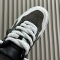 Valentino ONE STUD XL LOW-TOP SNEAKER IN NAPPA LEATHER AND JACQUARD TOILE ICONOGRAPHE TECHNICAL FABRIC
