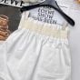 Hermès High-waisted smocked skirt