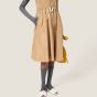 MIU MIU Ruches nappa leather sandals