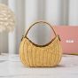 MIU MIU Wander wicker handbag