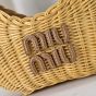 MIU MIU Wander wicker handbag