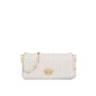 Miu Crystal Cloqué Nappa leather bag