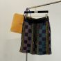 LV Damier Cotton Knit Shorts