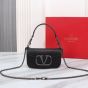 VALENTINO GARAVANI LOCÒ SMALL SHOULDER BAG IN CALFSKIN