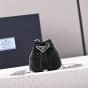 Prada Satin mini-pouch with crystals