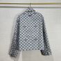 LV Damier Open Collar Cotton Overshirt